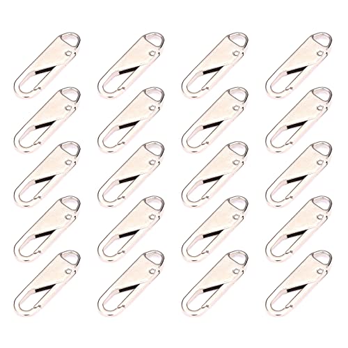 LLHCF 20 Stück/Packung Reißverschlussschieber, Reißverschluss-Reparatur, Metall-Reißverschluss-Kopf, Reißverschlussschieber für Tasche LLHCF 20 Stück/Packung Reißverschlussschieber, Reißverschluss-Reparatur, Metall-Reißverschluss-Kopf, Reißverschlussschieber für Tasche von LLHCF