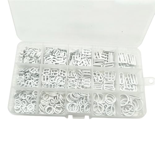 LLHCF 450 Stück BH-Schnallen, BH-Haken für BH, Nachthemd, Slip, Kleid, Badeanzug LLHCF 450 Stück BH-Schnallen, BH-Haken für BH, Nachthemd, Slip, Kleid, Badeanzug von LLHCF