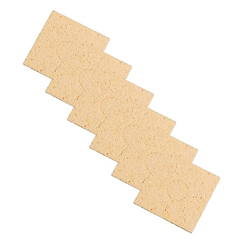 LLHCF 50 Stück hitzebeständiger Lötkolben-Reinigungsersatz, hochtemperaturbeständige Schwämme, Schweißzubehör, Reparaturwerkzeug LLHCF 50 Stück hitzebeständiger Lötkolben-Reinigungsersatz, hochtemperaturbeständige Schwämme, Schweißzubehör, Reparaturwerkzeug von LLHCF