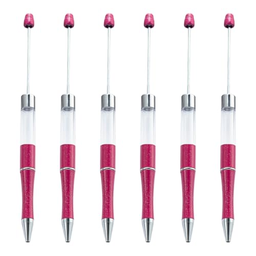 LLHCF 6 x Perlen-Kugelschreiber, Perlenstift, glattes Schreiben, Schreibwaren-Stift, 1,0 mm Perlenstift LLHCF 6 x Perlen-Kugelschreiber, Perlenstift, glattes Schreiben, Schreibwaren-Stift, 1,0 mm Perlenstift von LLHCF