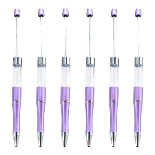 LLHCF 6 x Perlen-Kugelschreiber, Perlenstift, glattes Schreiben, Schreibwaren-Stift, 1,0 mm Perlenstift LLHCF 6 x Perlen-Kugelschreiber, Perlenstift, glattes Schreiben, Schreibwaren-Stift, 1,0 mm Perlenstift von LLHCF