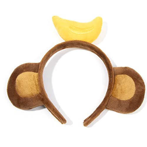 LLHCF Cartoon Plüsch Stirnbänder Tiermuster Affenohren Haarband Banane Haarreifen Halloween Weihnachten Requisiten Thema Kostüm LLHCF Cartoon Plüsch Stirnbänder Tiermuster Affenohren Haarband Banane Haarreifen Halloween Weihnachten Requisiten Thema Kostüm von LLHCF