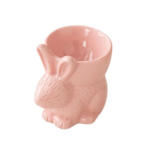 LLHCF Eierbecher mit Ostermotiv aus Keramik, Hasenform, Eierständer für Feste, Tischdekoration, weißes Porzellan, Frühstückshalter, Osterdekoration LLHCF Eierbecher mit Ostermotiv aus Keramik, Hasenform, Eierständer für Feste, Tischdekoration, weißes Porzellan, Frühstückshalter, Osterdekoration von LLHCF