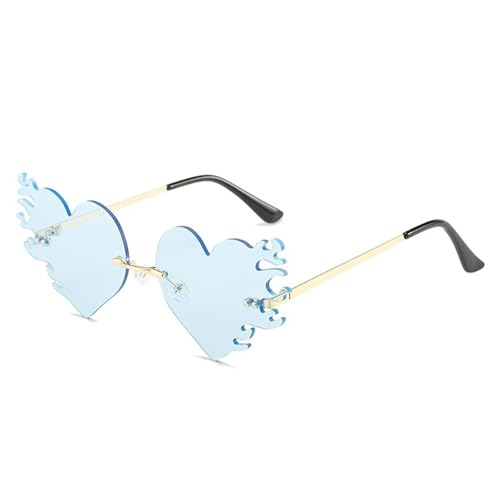 LLHCF Flamme Sonnenbrille für Shows und den täglichen Gebrauch, Punk-Kostüm-Zubehör, Maskeraden, Party-Dekoration LLHCF Flamme Sonnenbrille für Shows und den täglichen Gebrauch, Punk-Kostüm-Zubehör, Maskeraden, Party-Dekoration von LLHCF