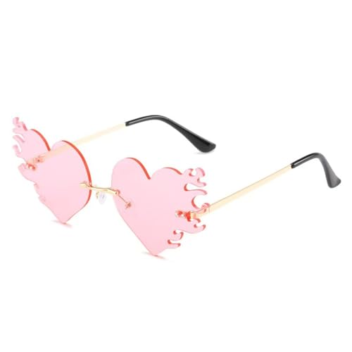 LLHCF Flamme Sonnenbrille für Shows und den täglichen Gebrauch, Punk-Kostüm-Zubehör, Maskeraden, Party-Dekoration LLHCF Flamme Sonnenbrille für Shows und den täglichen Gebrauch, Punk-Kostüm-Zubehör, Maskeraden, Party-Dekoration von LLHCF