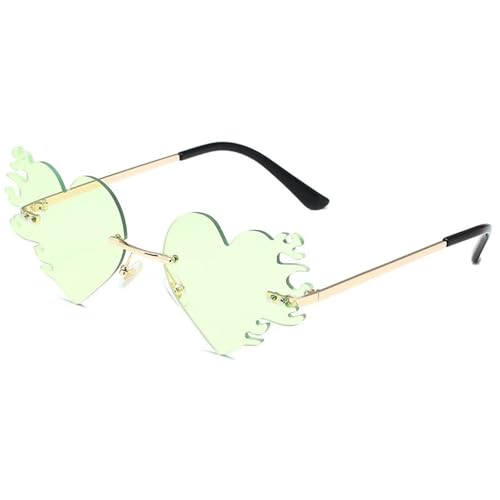 LLHCF Flamme Sonnenbrille für Shows und den täglichen Gebrauch, Punk-Kostüm-Zubehör, Maskeraden, Party-Dekoration LLHCF Flamme Sonnenbrille für Shows und den täglichen Gebrauch, Punk-Kostüm-Zubehör, Maskeraden, Party-Dekoration von LLHCF