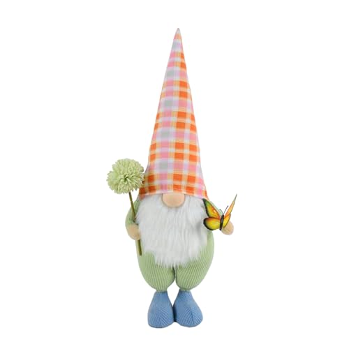 LLHCF Frühlingswichtel Dekorationen Schmetterling Plüsch Zwerge Schwedische Tomte Stoffpuppe Facelesses Zwerge Haushalt Ornamente Geschenke von LLHCF