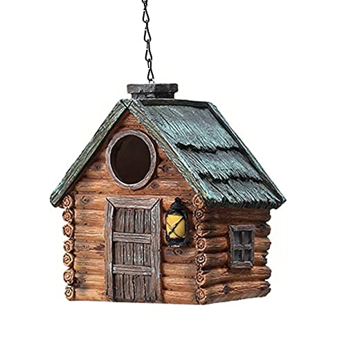 LLHCF Hängendes Kolibri-Nesthaus für den Außenbereich, Kunstharz, stabiles Harz, ideal für Garten, Außen- und Innenbereich LLHCF Hängendes Kolibri-Nesthaus für den Außenbereich, Kunstharz, stabiles Harz, ideal für Garten, Außen- und Innenbereich von LLHCF