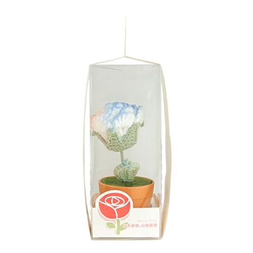 LLHCF Handgefertigte gewebte Blume, künstliche gestrickte Häkel-Tulpen, Pflanzen-Ornamente, Zuhause, Schreibtisch, Hochzeit, Dekoration, Häkelblumen-Ornamente LLHCF Handgefertigte gewebte Blume, künstliche gestrickte Häkel-Tulpen, Pflanzen-Ornamente, Zuhause, Schreibtisch, Hochzeit, Dekoration, Häkelblumen-Ornamente von LLHCF