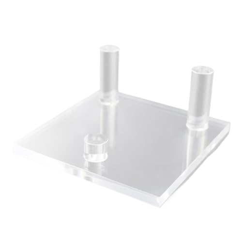 LLHCF Mehrzweck-Staffelei aus Acryl, rund, quadratisch, für Kristallfossilien, transparent, Sammlerstück, Mineralienständer LLHCF Mehrzweck-Staffelei aus Acryl, rund, quadratisch, für Kristallfossilien, transparent, Sammlerstück, Mineralienständer von LLHCF