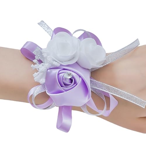 LLHCF Romantische Seidenblume Braut Handgelenk Blume Corsage für Hochzeit Fotografie Verlobung Party Zubehör Dekoration Brautjungfer Zubehör LLHCF Romantische Seidenblume Braut Handgelenk Blume Corsage für Hochzeit Fotografie Verlobung Party Zubehör Dekoration Brautjungfer Zubehör von LLHCF