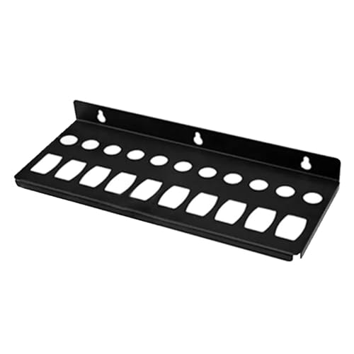 LLHCF Schraubenzieher-Metall-Organizer, Zangen, Schraubenschlüsselhalter, Aufbewahrungsregal, Wandmontage, Werkzeug-Organizer für Werkstatt, Zuhause, Garage, Metall-Werkzeughalter von LLHCF