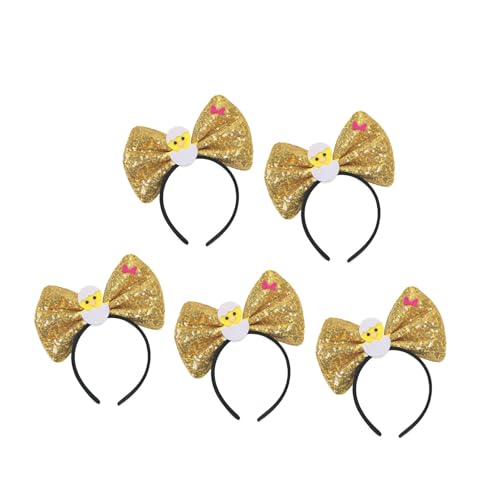 LLHCF Set mit 5 Pailletten-Stirnbändern, Cartoon-Schleife, Stirnbänder für Kinder, Erwachsene, Frauen, Fotografie, Festival, Kostümzubehör LLHCF Set mit 5 Pailletten-Stirnbändern, Cartoon-Schleife, Stirnbänder für Kinder, Erwachsene, Frauen, Fotografie, Festival, Kostümzubehör von LLHCF