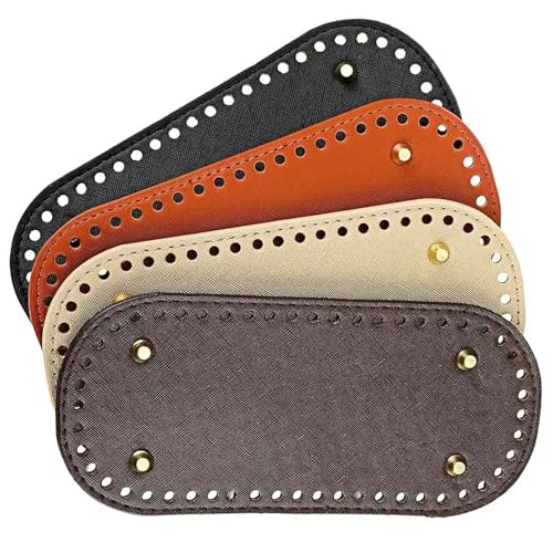 LLHCF Strick-/Häkeltaschen-Basis, 22 x 10 cm, 8 x 18 cm, gehäkelter Boden, Korbboden, Ledertasche, Unterseite für Stricktasche, Häkeltasche LLHCF Strick-/Häkeltaschen-Basis, 22 x 10 cm, 8 x 18 cm, gehäkelter Boden, Korbboden, Ledertasche, Unterseite für Stricktasche, Häkeltasche von LLHCF