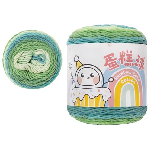 LLHCF Strickgarn Farbverläufe Kuchengarn Weiches Garn Häkelgarn Baumwollgarn Fairyland Regenbogen Garn Strickzubehör LLHCF Strickgarn Farbverläufe Kuchengarn Weiches Garn Häkelgarn Baumwollgarn Fairyland Regenbogen Garn Strickzubehör von LLHCF
