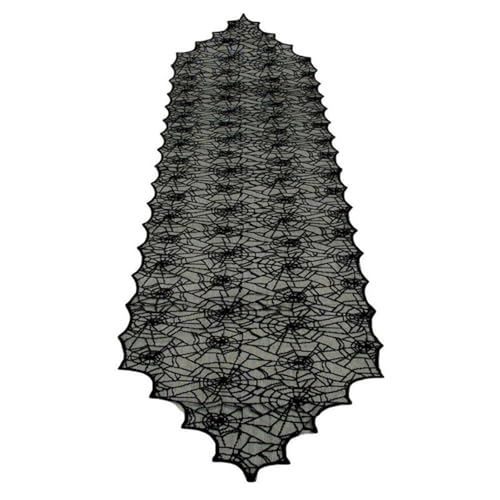 LLHCF Tischläufer für Halloween-Partys, Polyester, mit Spinnennetzen, Tischdekoration LLHCF Tischläufer für Halloween-Partys, Polyester, mit Spinnennetzen, Tischdekoration von LLHCF
