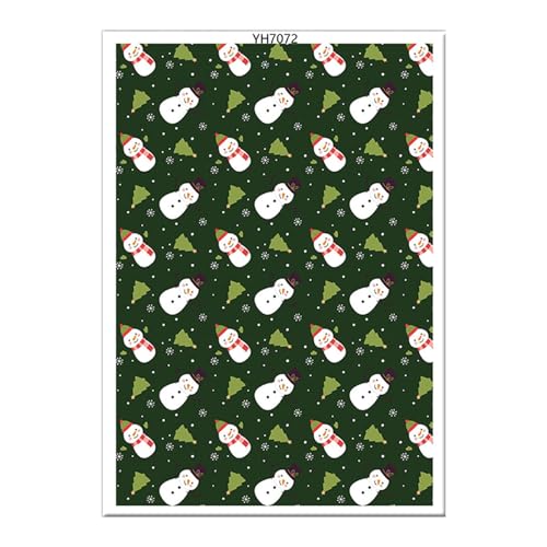 LLHCF Wassertransferpapier Ton Transferpapier Weihnachten Transferpapier Ton Transferblätter einfach zu bedienen für Ton Ohrringe LLHCF Wassertransferpapier Ton Transferpapier Weihnachten Transferpapier Ton Transferblätter einfach zu bedienen für Ton Ohrringe von LLHCF