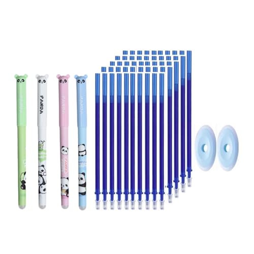 Löschbarer Gelschreiber mit Nachfüllungen, Radiergummi, nachfüllbar, 0,5 mm Nadelspitze zum Schreiben von Weihnachtsstrumpffüllern, löschbare Stift-Nachfüllungen, 4 Stück Löschbarer Gelschreiber mit Nachfüllungen, Radiergummi, nachfüllbar, 0,5 mm Nadelspitze zum Schreiben von Weihnachtsstrumpffüllern, löschbare Stift-Nachfüllungen, 4 Stück von LLHCF