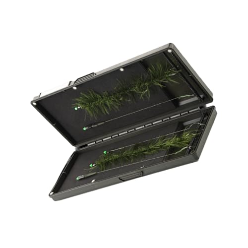 Magnetverschluss-Organizer, Angelausrüstung, Haar-Rigs, Leinenhaken, Aufbewahrungskoffer, Doppelfach, professionelle Schnur-Organizer Magnetverschluss-Organizer, Angelausrüstung, Haar-Rigs, Leinenhaken, Aufbewahrungskoffer, Doppelfach, professionelle Schnur-Organizer von LLHCF