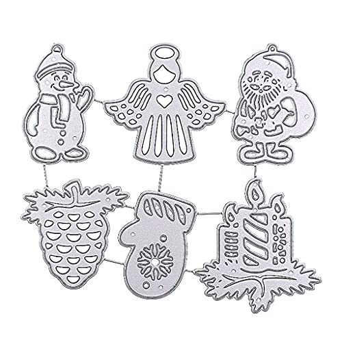 Metall-Stanzformen, Weihnachts-Stanzformen, Schablonen für Scrapbooking, Album, Papier, Karten, Prägung, Handwerk von LLHCF