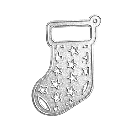 Metall-Stanzformen für Weihnachtsstrümpfe, Prägeschablone für Kartenherstellung, Scrapbooking, Papierbastelvorlage Metall-Stanzformen für Weihnachtsstrümpfe, Prägeschablone für Kartenherstellung, Scrapbooking, Papierbastelvorlage von LLHCF