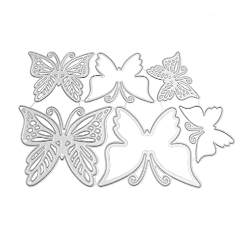 Metall-Stanzformen mit Schmetterlingen, handgefertigt, Scrapbooking, Prägezubehör für Kinder, Mädchen von LLHCF