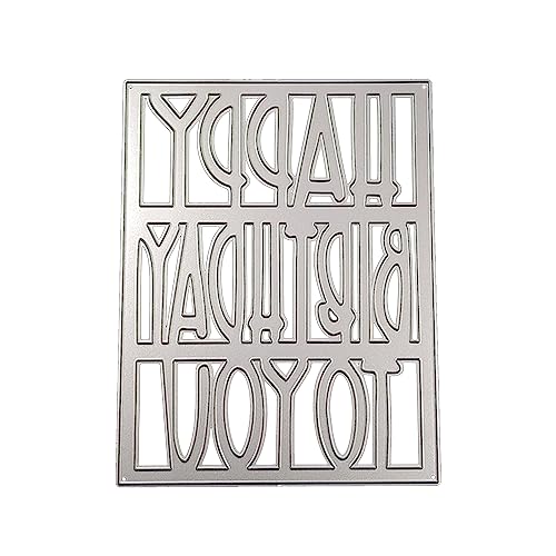 Metall-Stanzformen zum Geburtstag, Karbonstahl, Prägeschablone, Scrapbooking, für Karten, Stanzformen Metall-Stanzformen zum Geburtstag, Karbonstahl, Prägeschablone, Scrapbooking, für Karten, Stanzformen von LLHCF