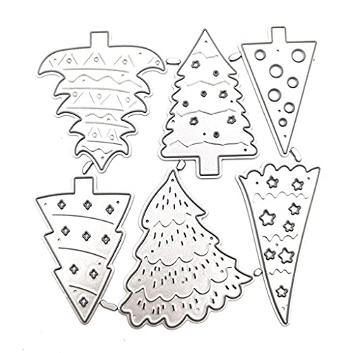 Metall-Stanzschablone mit Weihnachtsbaum, für Sammelalben, Alben, Papierkarten Metall-Stanzschablone mit Weihnachtsbaum, für Sammelalben, Alben, Papierkarten von LLHCF