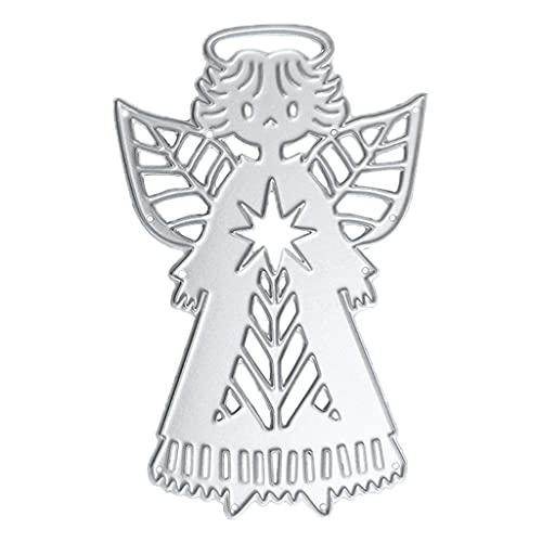 Metall-Stanzschablone mit Weihnachtsengel für Scrapbooking, Alben, Papierkarten, Vorlage, Prägung, Basteln, Dekoration, Metall-Stanzformen zum Basteln Metall-Stanzschablone mit Weihnachtsengel für Scrapbooking, Alben, Papierkarten, Vorlage, Prägung, Basteln, Dekoration, Metall-Stanzformen zum Basteln von LLHCF