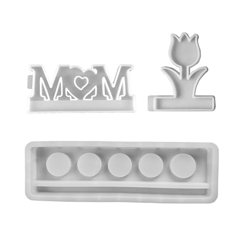 Muttertags-Halter Silikonformen mit 5 Löchern, Kerzenständer-Formen, Blumenharze, Gießformen, Tischdekorationen Muttertags-Halter Silikonformen mit 5 Löchern, Kerzenständer-Formen, Blumenharze, Gießformen, Tischdekorationen von LLHCF