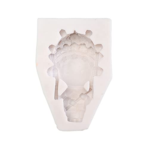 Peking-Opera Silikonform für Gips, Basteln, Ornamente, Fondant, Kuchen, Backen Peking-Opera Silikonform für Gips, Basteln, Ornamente, Fondant, Kuchen, Backen von LLHCF