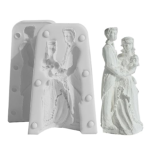 Plasters-Mold 3D-Form für Braut und Bräutigam, Kunstharz, Gips-Skulptur, Ornament, Dekoration, Epoxid-Formen für Seifenherstellung Plasters-Mold 3D-Form für Braut und Bräutigam, Kunstharz, Gips-Skulptur, Ornament, Dekoration, Epoxid-Formen für Seifenherstellung von LLHCF