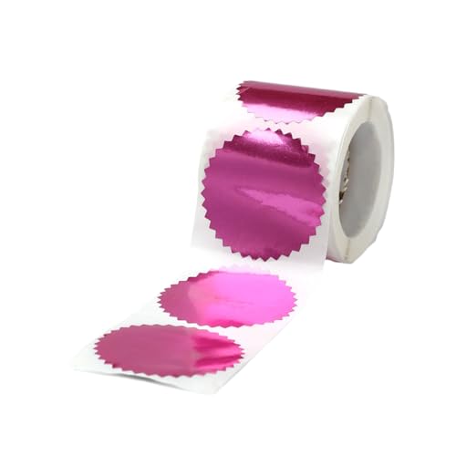 Runder Zahnradetiketten für Präge, Auszeichnung und Belohnung, 45 mm, goldfarben, silberfarben, 100 Stück / 250 Stück von LLHCF
