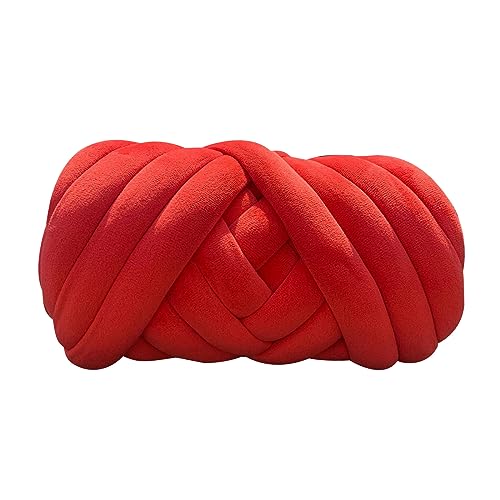 Schlauchgarn Big Twist Tube Garn zum Stricken, Zopf, Baumwollfaden für handgefertigte Decke, Kissen, Tiernest Schlauchgarn Big Twist Tube Garn zum Stricken, Zopf, Baumwollfaden für handgefertigte Decke, Kissen, Tiernest von LLHCF