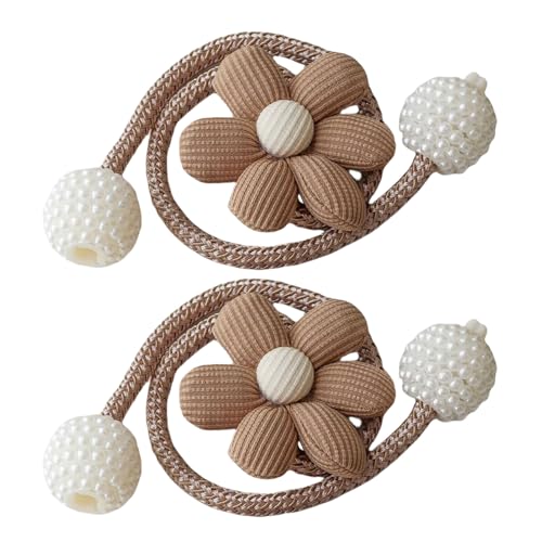 Set mit 2 schönen Vorhanghaltern, Vorhang-Clips zur Verschönerung der Heimdekoration, Vorhang-Clip-Schnalle, haltbare Halterungen Set mit 2 schönen Vorhanghaltern, Vorhang-Clips zur Verschönerung der Heimdekoration, Vorhang-Clip-Schnalle, haltbare Halterungen von LLHCF