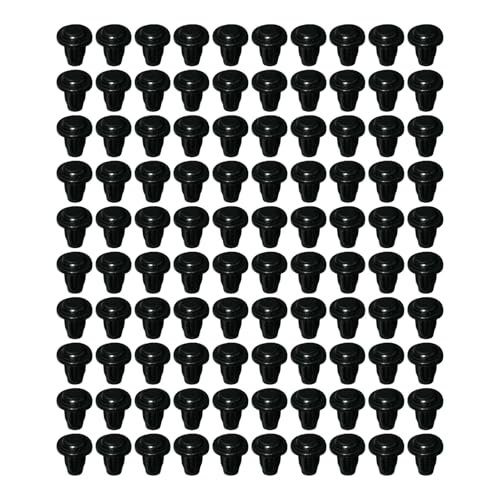 Silikon-Schutzpolster für Schranktüren, Tischmöbel, eingebettete Stoßstange, Schutzpolster, Schrauben, Lochstopfen, Möbelbeschläge, 100 Stück Silikon-Schutzpolster für Schranktüren, Tischmöbel, eingebettete Stoßstange, Schutzpolster, Schrauben, Lochstopfen, Möbelbeschläge, 100 Stück von LLHCF