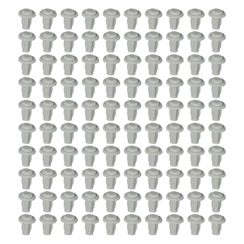 Silikon-Schutzpolster für Schranktüren, Tischmöbel, eingebettete Stoßstange, Schutzpolster, Schrauben, Lochstopfen, Möbelbeschläge, 100 Stück Silikon-Schutzpolster für Schranktüren, Tischmöbel, eingebettete Stoßstange, Schutzpolster, Schrauben, Lochstopfen, Möbelbeschläge, 100 Stück von LLHCF
