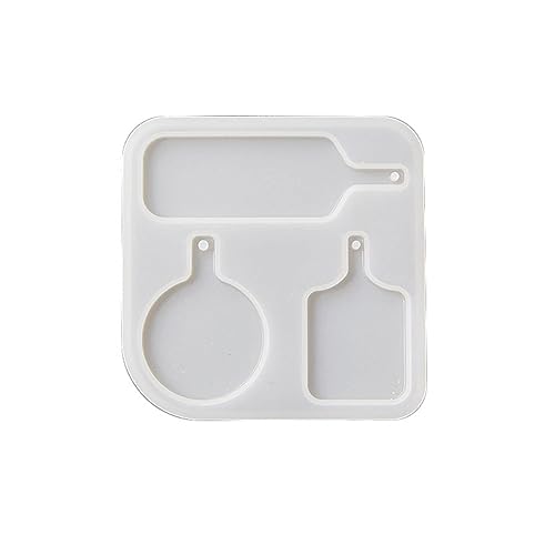 Silikonform für runde Schlüsselanhänger, Ohrringe, Charm-Form für Lebensmittel, Getränke, Schmuck, Werkzeug, Tablett, Anhängerform Silikonform für runde Schlüsselanhänger, Ohrringe, Charm-Form für Lebensmittel, Getränke, Schmuck, Werkzeug, Tablett, Anhängerform von LLHCF