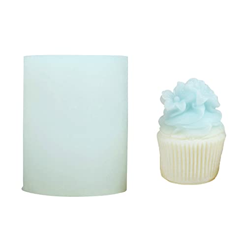 Silikonform mit Rosenblüte, Cupcake-Duft, Harz, Epoxidharz, Eisform, Fondantform, handgefertigtes Werkzeug von LLHCF