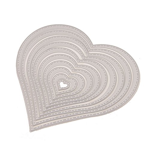 Stanzschablone in Herzform, Scrapbooking, Prägung, Album, Papier, Karten, Stanzformen für Karten Stanzschablone in Herzform, Scrapbooking, Prägung, Album, Papier, Karten, Stanzformen für Karten von LLHCF