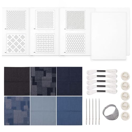 Stickgarn aus Stoff, Stickgarn, Stickmuster, Transferpapier-Set für Bastelprojekte, Bekleidungsherstellung Stickgarn aus Stoff, Stickgarn, Stickmuster, Transferpapier-Set für Bastelprojekte, Bekleidungsherstellung von LLHCF