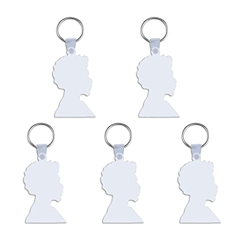 Sublimationsrohlinge Schlüsselanhänger Board Ornamente Wärmeübertragung Schlüsselanhänger Doppelseitige Anhänger für Sublimation Schlüsselanhänger Rohlinge von LLHCF