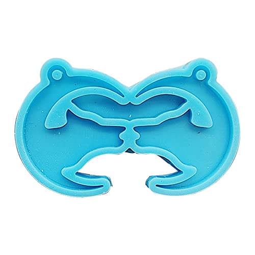 1/4pcs Mond Für Katzenfischschwanz Wolf Ohrring Epoxidharz Schimmel Ohrhöre Halskette Keychain Pendell von LLINthy