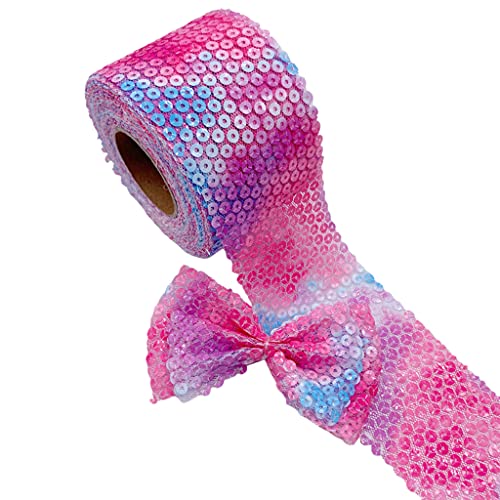1 Roll Glitzer Gradientenfarbe Pailletten Tüll Hair Ornament Netting Tüll 6 Cm Mal 10 Yard Für Hochzeitsfeierdekoration 1 Roll Glitzer Gradientenfarbe Pailletten Tüll Hair Ornament Netting Tüll 6 Cm Mal 10 Yard Für Hochzeitsfeierdekoration von LLINthy