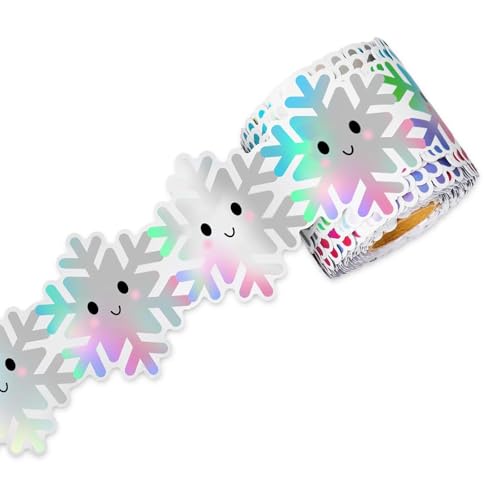 10 M Snowflake Bulletin Border Trip Adhäsive Brett Grenzen Weihnachtsgrenzaufkleber Bulletin Boards Dekorationen Schneeflockenausstattung Für Schuldekoration 10 M Snowflake Bulletin Border Trip Adhäsive Brett Grenzen Weihnachtsgrenzaufkleber Bulletin Boards Dekorationen Schneeflockenausstattung Für Schuldekoration von LLINthy