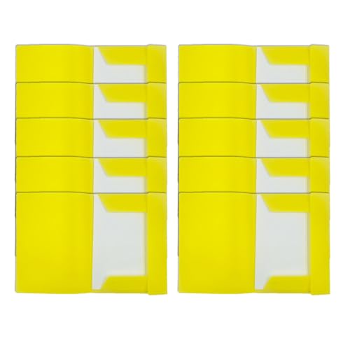 10 PCs Ein 4 Schul Post Ordner Ordner Plastik Ecke Einfach Zu Verwenden Dokumentschutige Bürovorräte von LLINthy