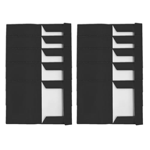 10 PCs Ein 4 Schul Post Ordner Ordner Plastik Ecke Einfach Zu Verwenden Dokumentschutige Bürovorräte von LLINthy