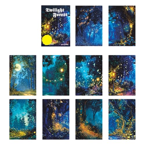 10 Sheets Forests Series Aufkleber Szene Aufkleber Landschaft Aufkleber Aufkleber Aesthetic Sticker Scrapbooking Supplies Für Erwachsene Kids Journal Sticker Szene Szene Aufkleber Landschaft Aufkleber von LLINthy