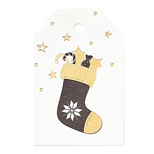 100 PCs Seitenmarkierungen Bells Baum Gedruckt Lesen Zubehör Frohe Weihnachtskarten Lesen Belohnungen Zufälliger Stil Für Teenager von LLINthy