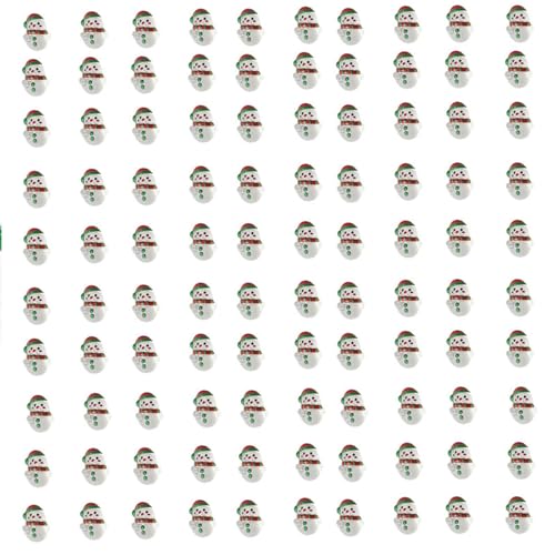 100pcs Weihnachten Schneemann Perlen Klare Acrylperlen 16x20 Mm Für Urlaubsparty Dekoration Brabänder Schmuck Schmelzen Sie Weihnachtsverzierung Making von LLINthy